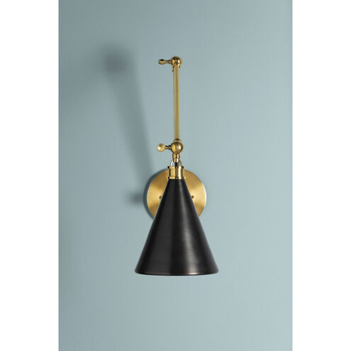 Osterley 1 Light 6.5 inch Aged/Antique Distressed Bronze Wall Sconce Wall Light