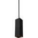 Sean Lavin Exo LED 5.2 inch Black Pendant Ceiling Light in 12 inch, LED 90 CRI 3000K, 20 Degree, Matte Black/Black, Integrated LED