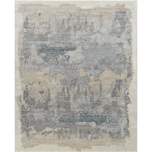 Opulence 120 X 36 inch Sterling Grey Handmade Rug in 3 x 10