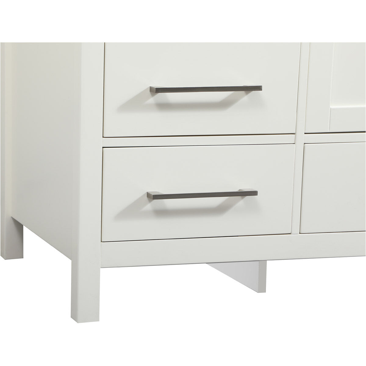 Irene 60 X 22 X 34 inch White Vanity Sink Set