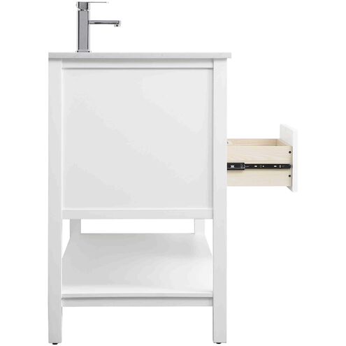 Heath 54 X 21.5 X 35 inch White Vanity Sink Set