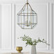 Suzanne Kasler Morrison 3 Light 18.5 inch Satin Brass Pendant Ceiling Light