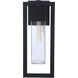 Perimeter 1 Light 17 inch Midnight Outdoor Wall Mount, Small