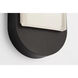 Drew & Jonathan Dante 1 Light 18 inch Textured Black Outdoor Wall Sconce