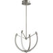 Utopia LED 21 inch Satin Nickel Pendant Ceiling Light