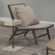 Baldwin Off White Linen & Dark Wood Chair
