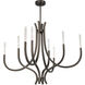 Bradford LED 40 inch Mediterranean Bronze Chandelier Ceiling Light