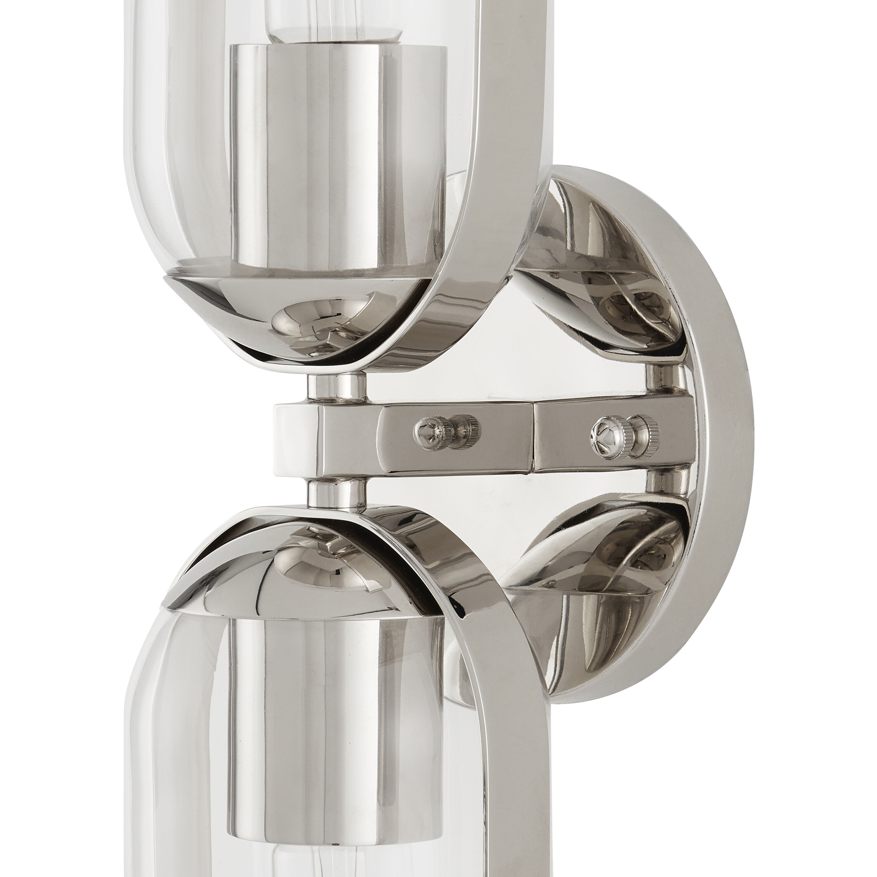 Bonardi 2 Light 5 inch Polished Nickel and Clear Bath Sconce Wall Light