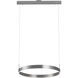 Prometheus 28 inch Brushed Aluminum Pendant Ceiling Light