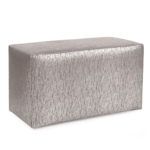 Universal Glam Pewter Bench Replacement Slipcover, Bench Not Included