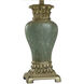 Table Lamp 30 inch 60.00 watt Aged Sage and Off-White Table Lamp Portable Light