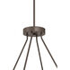 Vestra LED 37.5 inch Dark Bronze Pendant Ceiling Light