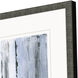 Abstract Blue and White Framed Art