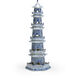 Chelsea House Cobalt/Off White Glaze Pagoda Accent