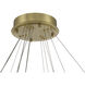 Sevryn LED 44.5 inch Soft Brass Chandelier Ceiling Light