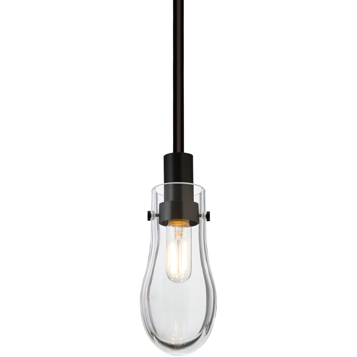 Wish 1 Light Black Pendant Ceiling Light