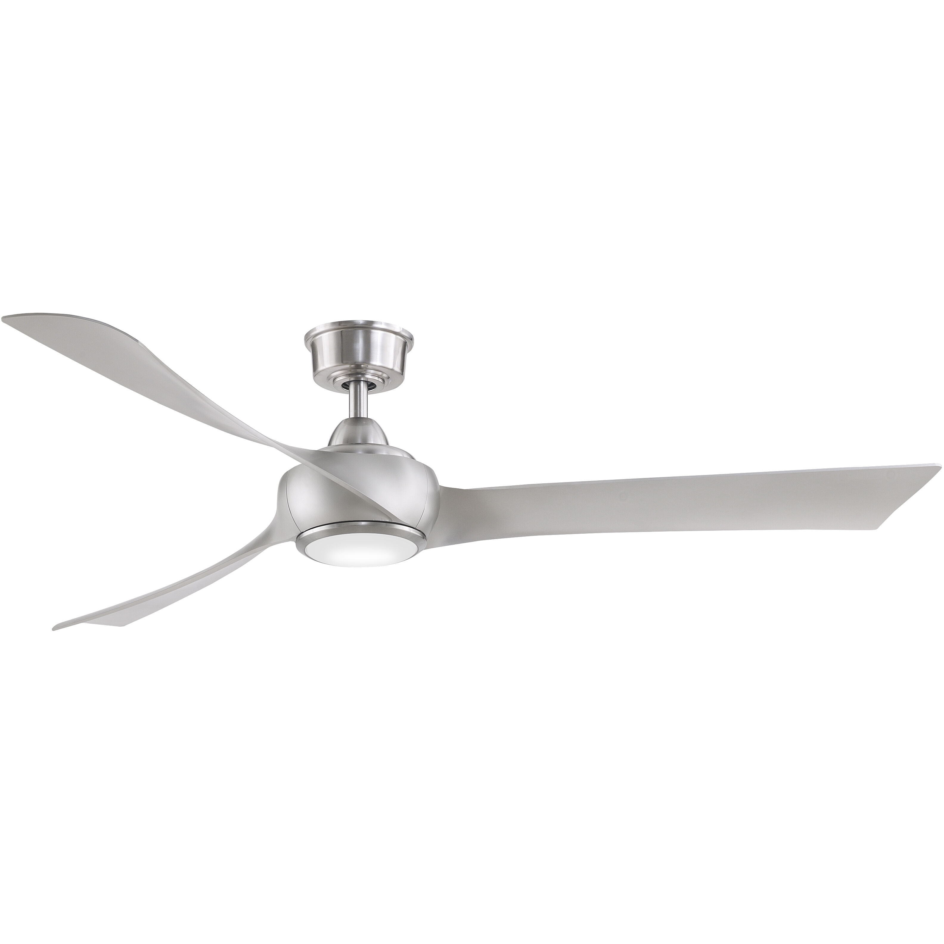 Wrap Custom 8.88 inch Brushed Nickel Fan Motor Only