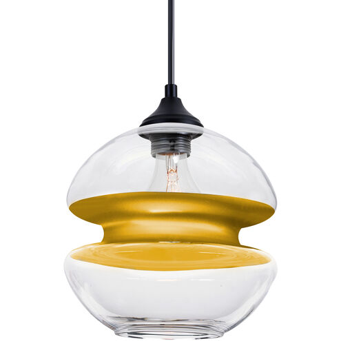 Hula 8 1 Light Black Outdoor Pendant
