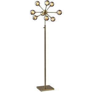 Starling 70 inch 27.00 watt Antique Brass Floor Lamp Portable Light