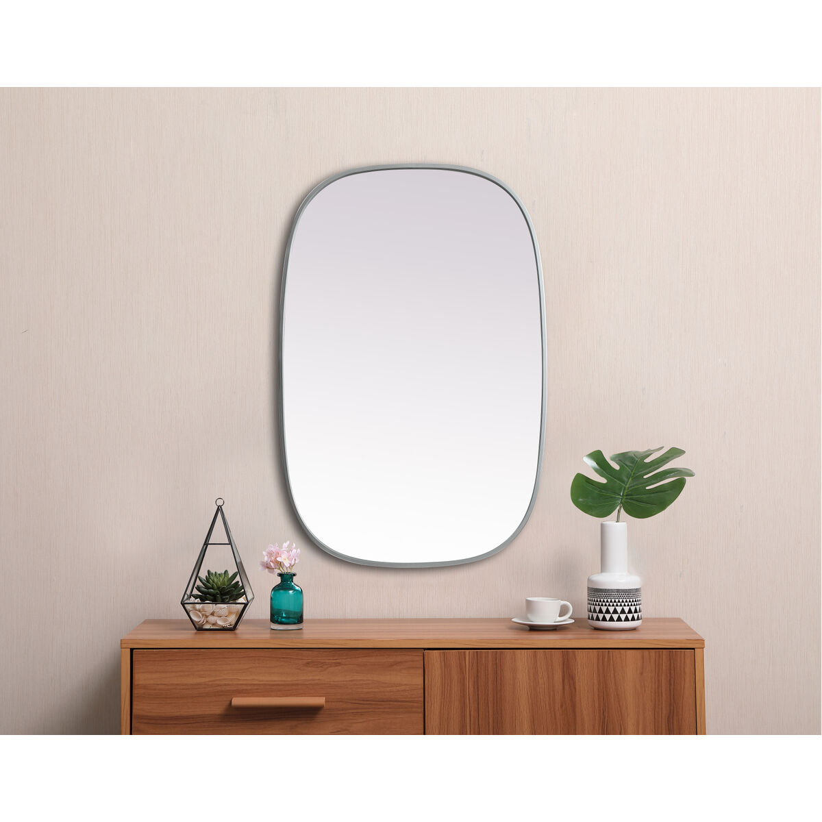 Brynn 36 X 24 inch Silver Mirror in 24 x 36