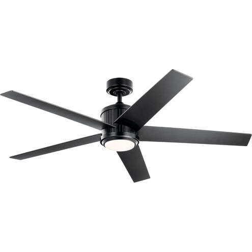 Brahm 56 inch Satin Black Ceiling Fan