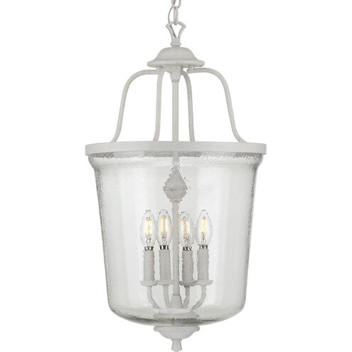 Bowman 4 Light 14.25 inch Cottage White Foyer Pendant Ceiling Light