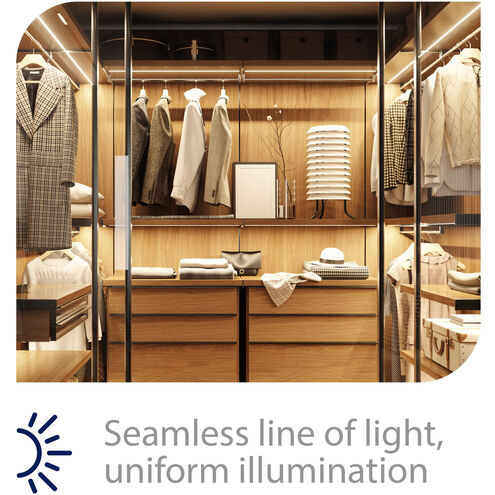 Gemini 24 LED 180 inch White LED Tape Lighting in 2700K
