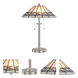Evelyn 23 inch 75.00 watt Brushed Nickel Table Lamp Portable Light