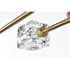 Lyra 8 Light 32 inch Satin Gold Flush Mount Ceiling Light