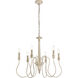 Flynx 6 Light 26 inch Weathered Dove Pendant Ceiling Light