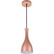 Aiken 1 Light 5.5 inch Honey Gold Pendant Ceiling Light