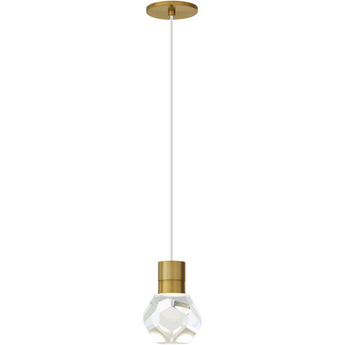 Sean Lavin Kira LED Aged Brass Pendant Ceiling Light, Integrated LED