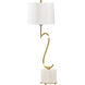 Frederick Cooper 34 inch 100.00 watt Natural White/Anitque Table Lamp Portable Light