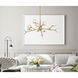 Graham 12 Light 35 inch Gold Pendant Ceiling Light