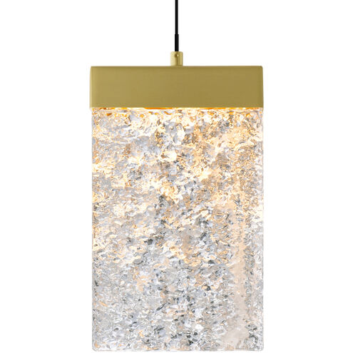 Lava LED 6 inch Brass Mini Pendant Ceiling Light