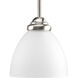 Armstrong 1 Light 6 inch Brushed Nickel Mini-Pendant Ceiling Light