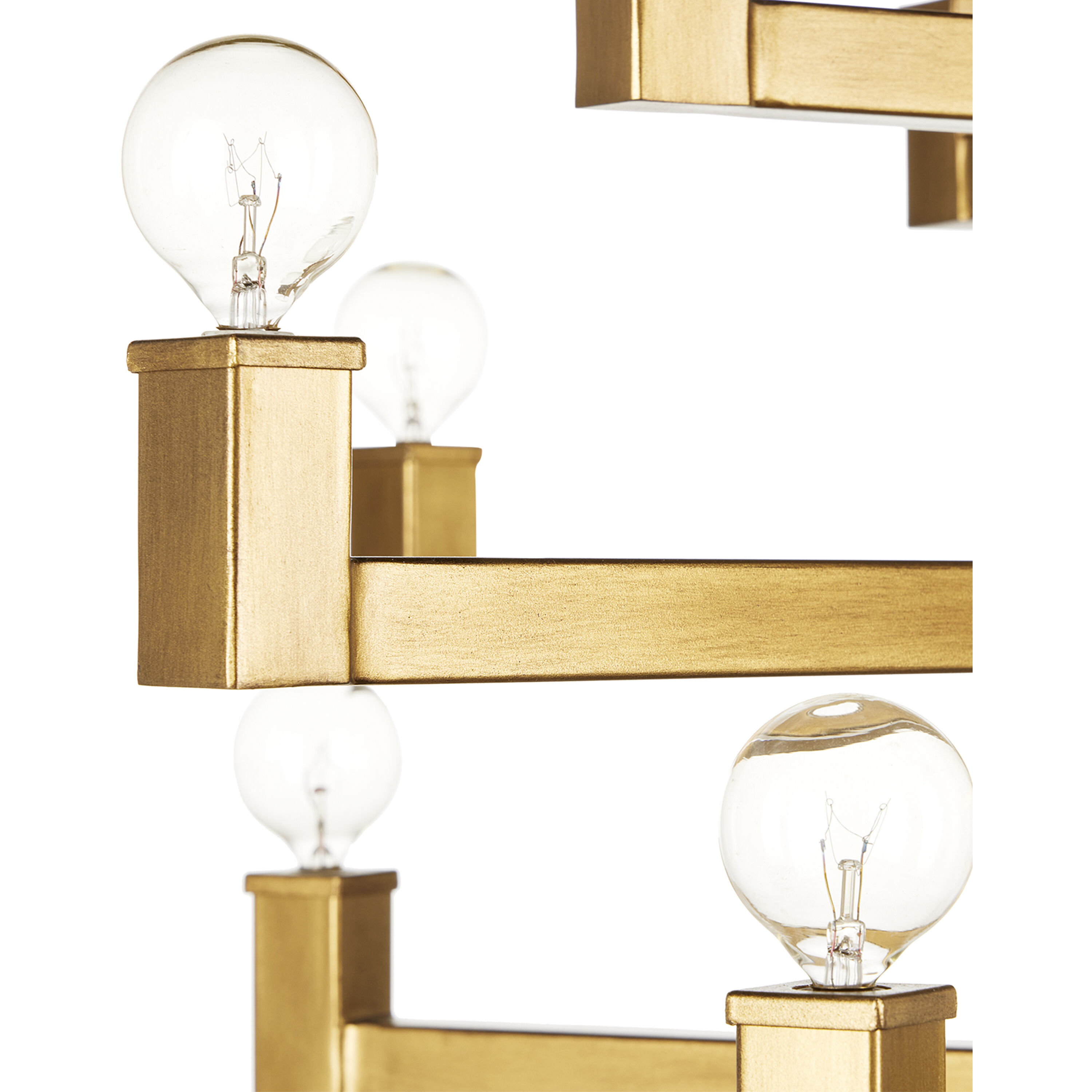 Andre 36 Light 38 inch Brass Chandelier Ceiling Light, Large