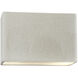 Ambiance Collection LED 6 inch White Crackle Outdoor Wall Sconce