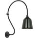 Thomas O'Brien Academy Barn Light LED 27 inch Matte Black Larrabee Barn Light in 8" Green Rockhouse Shade