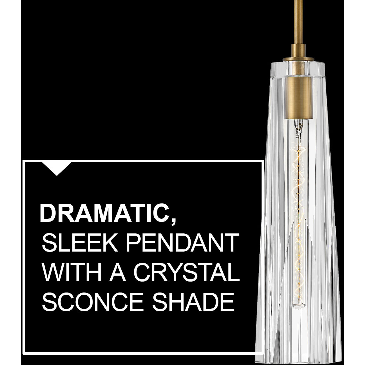 Cosette LED 5 inch Heritage Brass Pendant Ceiling Light in Heritage Brass / Clear