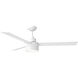Jovie 58 LED 58 inch Matte White Indoor/Outdoor Ceiling Fan