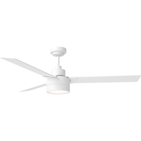 Jovie 58 LED 58 inch Matte White Indoor/Outdoor Ceiling Fan