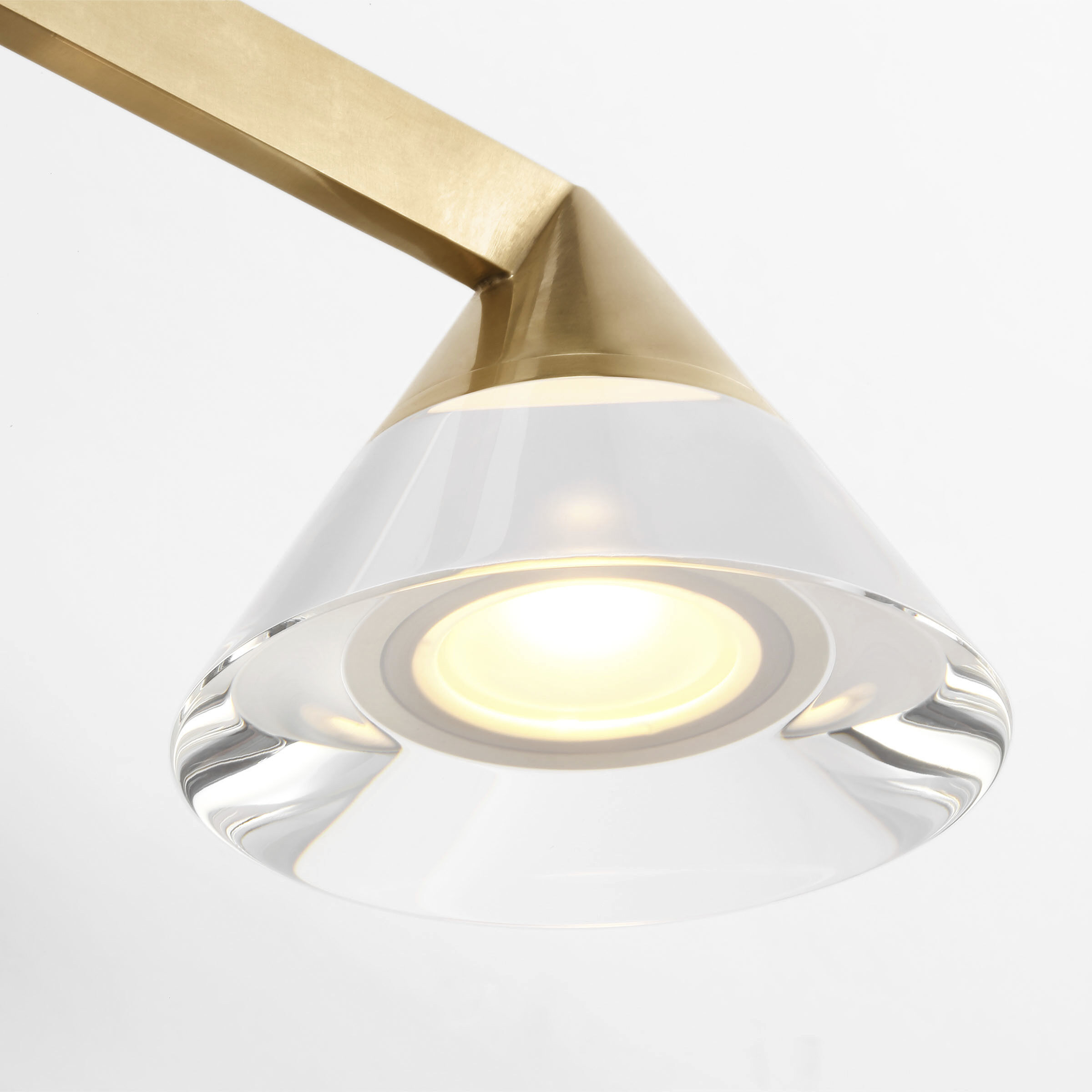 Sean Lavin Midrand LED 14.7 inch Hand-Rubbed Antique Brass Bath Vanity Light Wall Light