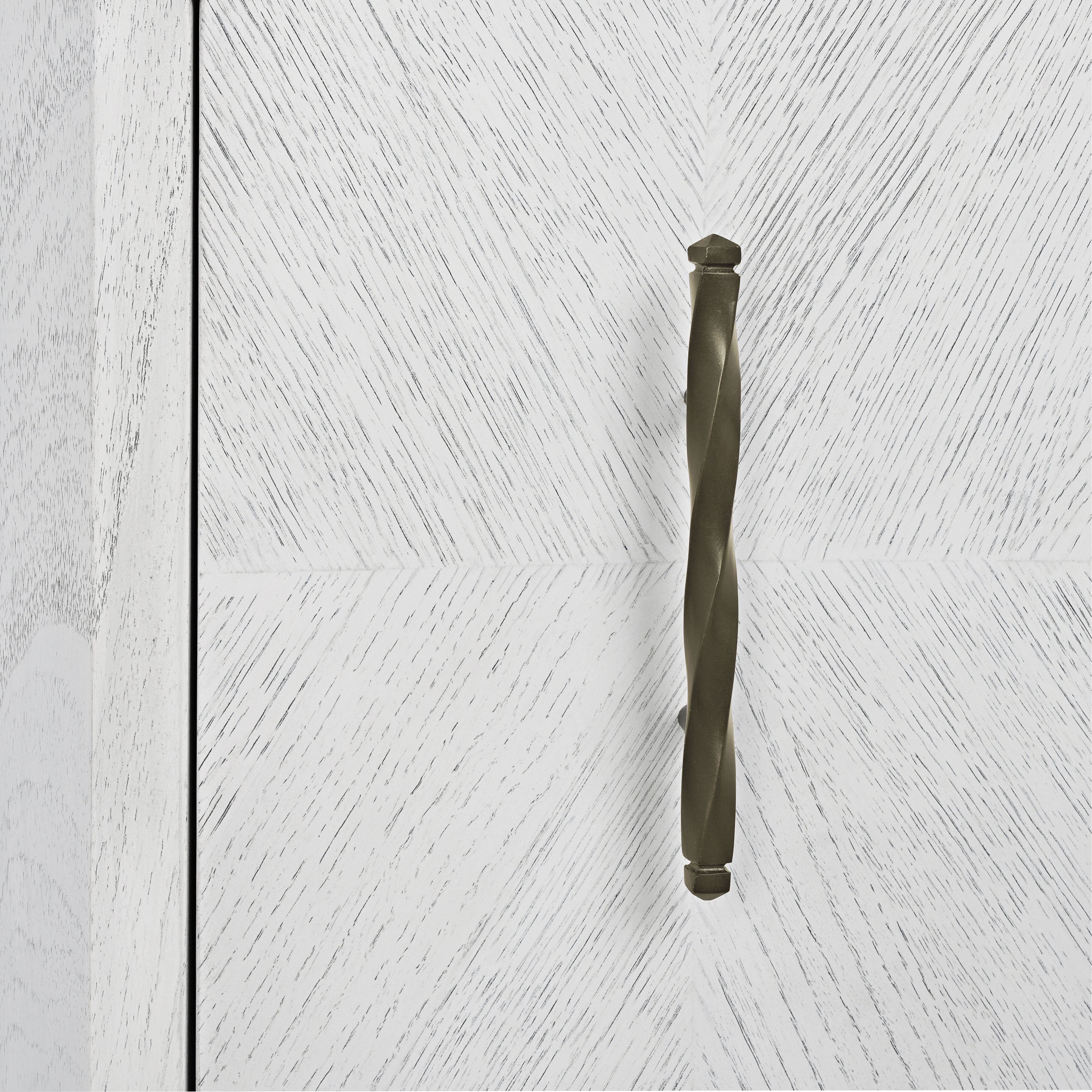 Bowtie Whitewash Cabinet