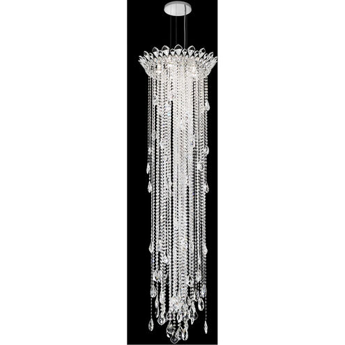 Trilliane Strands 5 Light 21 inch Stainless Steel Pendant Ceiling Light in Trilliane Strands Spectra