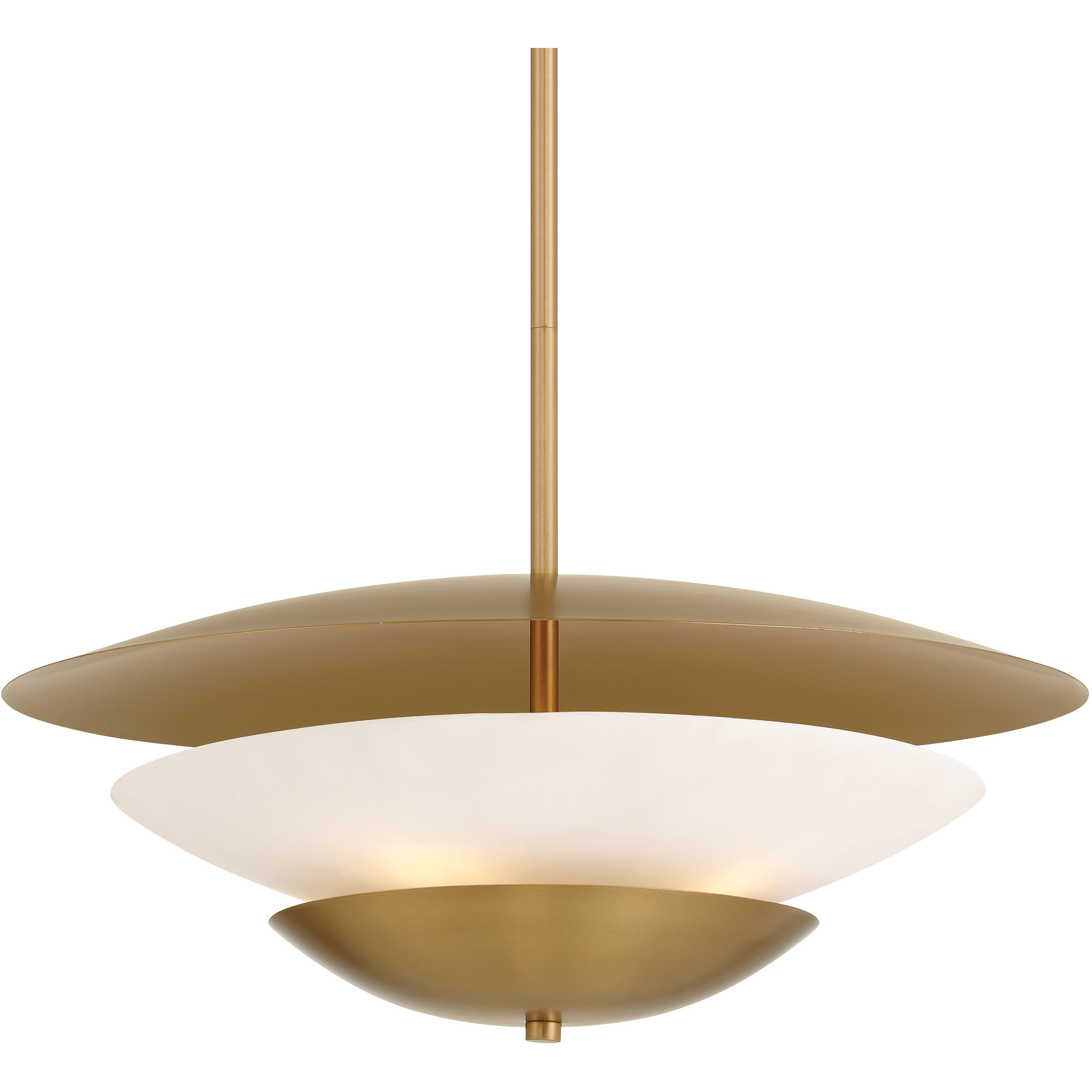 Solara 4 Light 23.75 inch Legacy Brass Pendant Ceiling Light