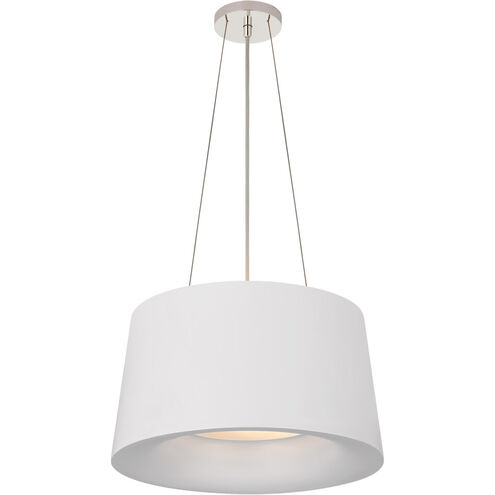Barbara Barry Halo 2 Light 19 inch Matte White Hanging Shade Ceiling Light, Small