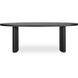 William 85.75 X 43.25 inch Black Dining Table