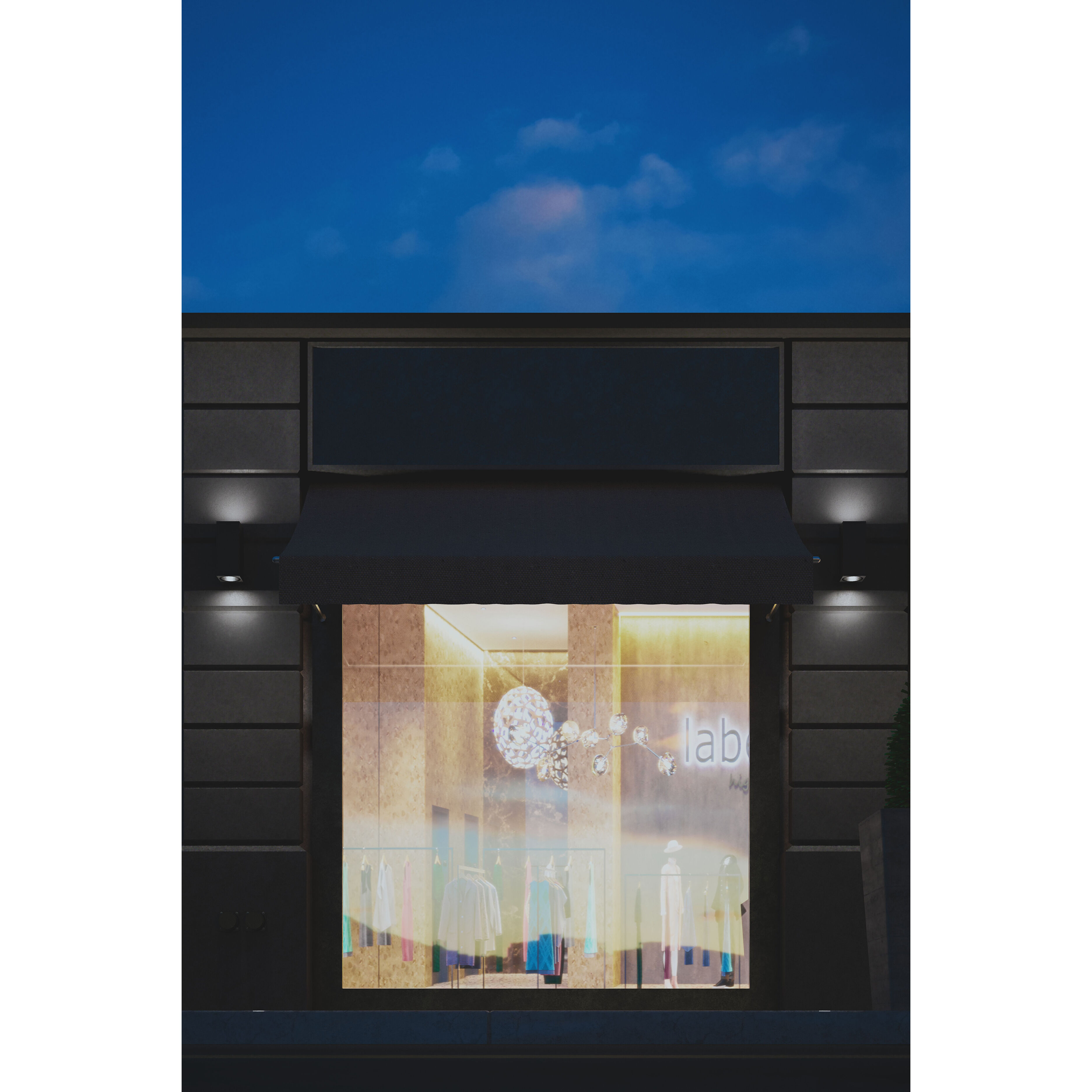 Sera LED 13.1 inch Anthracite Outdoor Wall Sconce in 6 in