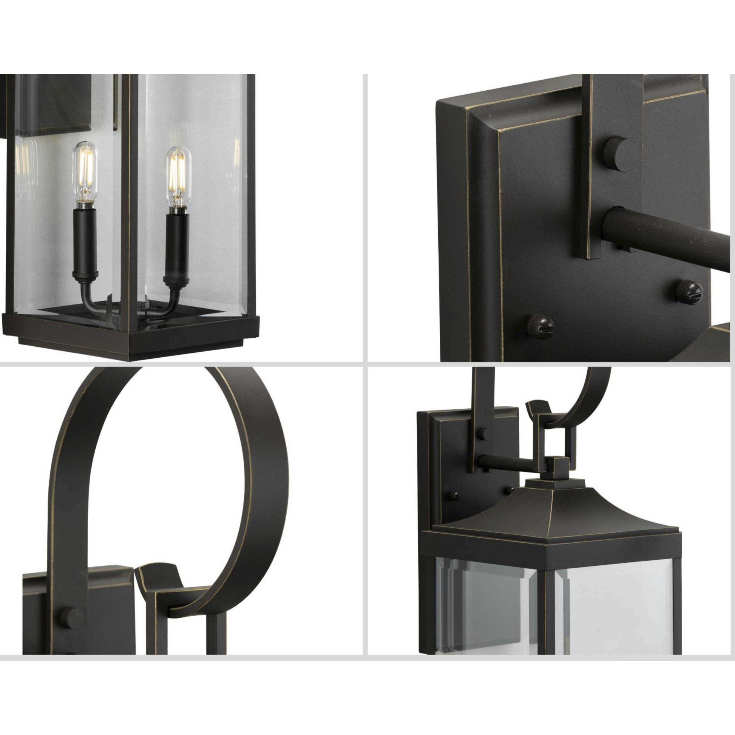 Gibbes Street 2 Light 22 inch Antique Bronze Outdoor Wall Lantern, Medium, Design Series